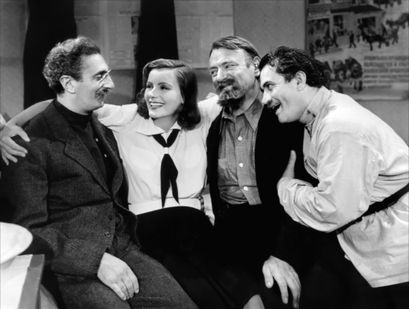 Felix Bressart, Greta Garbo, Sig Ruman, Alexander Granach in Ninotchka